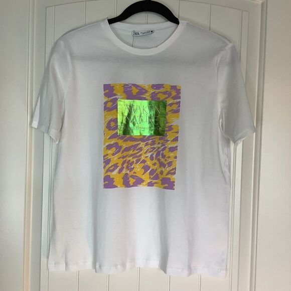 NWT ❤️ Zara “Join Life” collection T-shirt - Picture 1 of 4